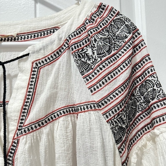Maje Long Sleeve Bohemian Peasant Blouse - Picture 4 of 8